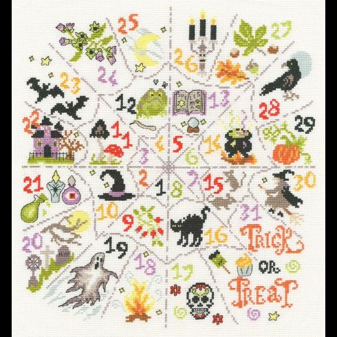 Countdown To Halloween Cross Stitch Kit