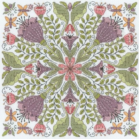 Bursting Blooms Cross Stitch Kit