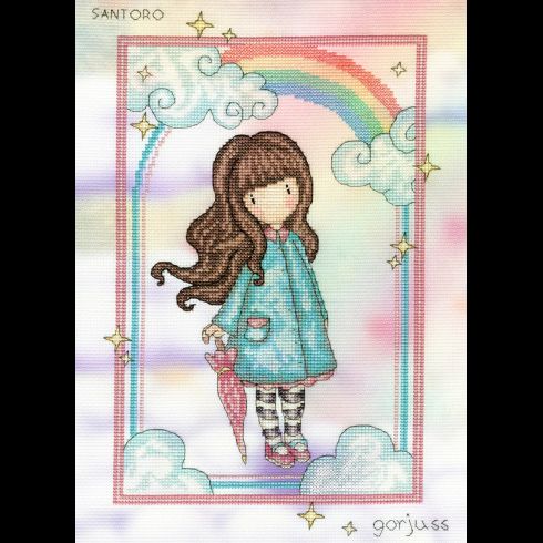 Rainbow Wishes Cross Stitch Kit