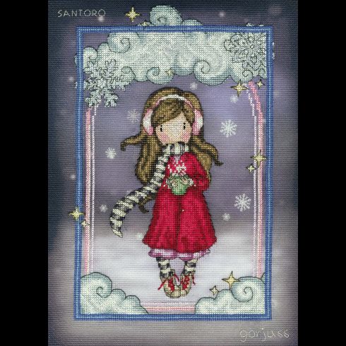 Snowflake Kisses Cross Stitch Kit