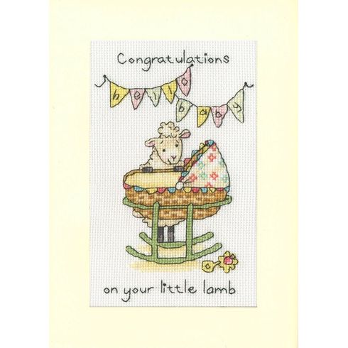 Little Lamb Cross Stitch Kit