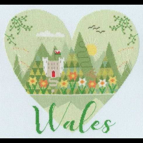 Heart Of Wales Cross Stitch Kit