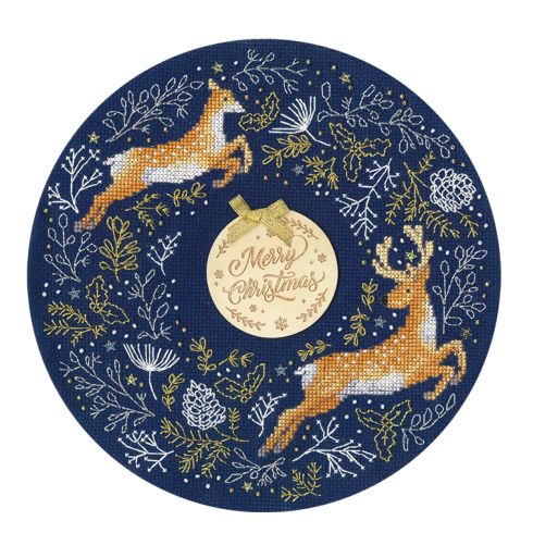 Woodland Wreath Cross Stitch Kit