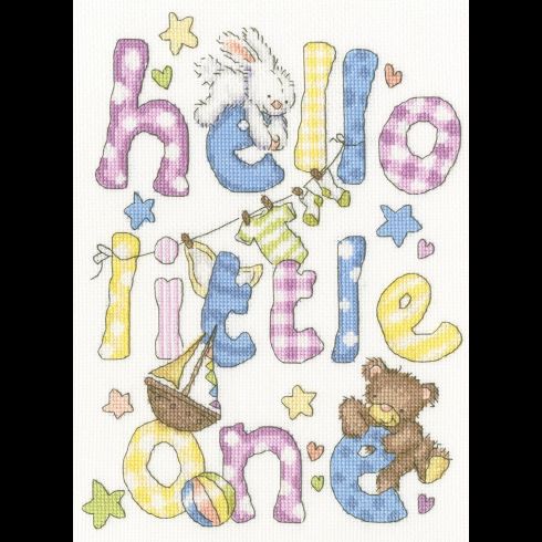 Hello Little One Cross Stitch Kit