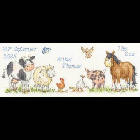 Farmyard Welcome Cross Stitch Kit