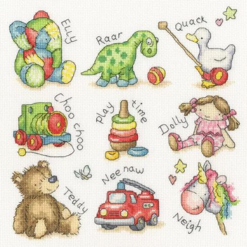 Play! Cross Stitch Kit
