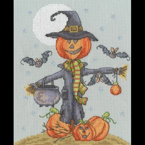 All Hallows' Jack Cross Stitch Kit