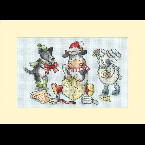 Wrap, Ribbon, Gift! Cross Stitch Kit