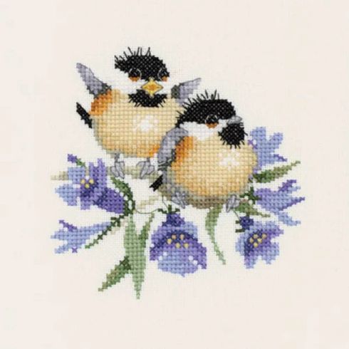 Valerie Pfeiffer Bluebell Chick-chat Cross Stitch Kit