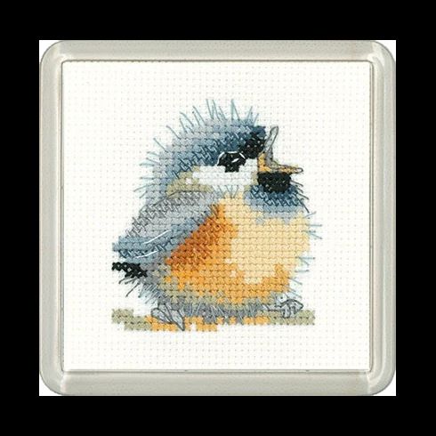Chirpy Cross Stitch Coaster Kit