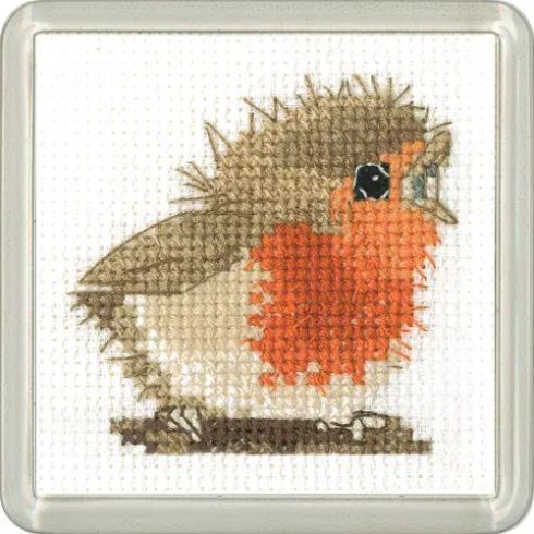Reggie Cross Stitch Coaster Kit