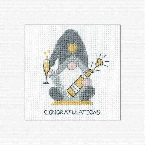 Gonk - Congratulations Card Cross Stitch Kit