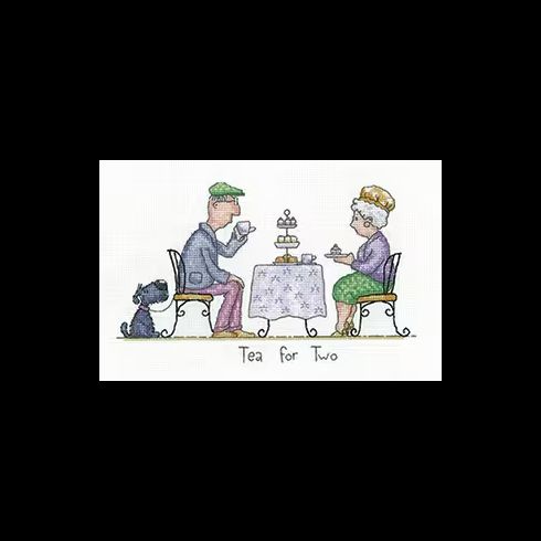 Tea for Two Cross Stitch Kit by Peter Underhill