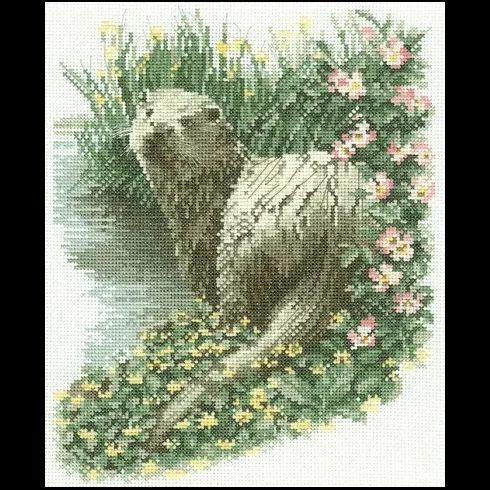 John Stubbs Otter Cross Stitch Kit