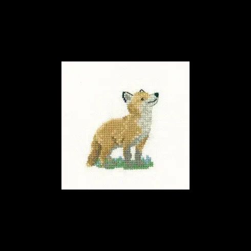 Little Friends Fox Cub Cross Stitch Kit
