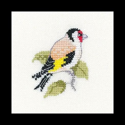 Little Friends Goldfinch Cross Stitch Kit