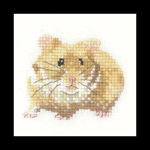 Little Friends Hamster Cross Stitch Kit