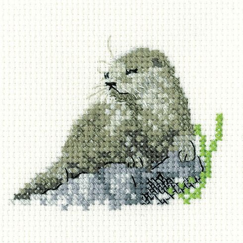 Little Friends Otter Cross Stitch Kit