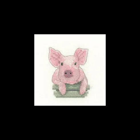 Little Friends Pig Cross Stitch Kit