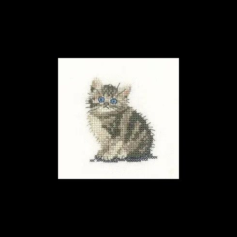 Little Friends Tabby Kitten Cross Stitch Kit