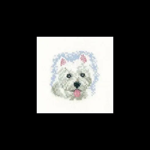 Little Friends Westie Puppy Cross Stitch Kit