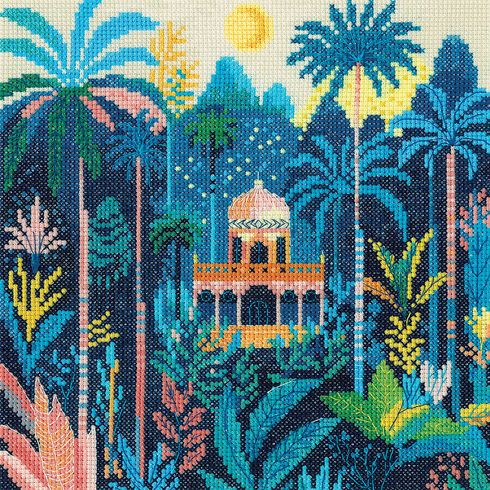 India Dreams Cross Stitch Kit by Mel Modicq