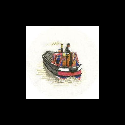 Heritage Classics Traditional Narrow Boat Cross Stitch Kit