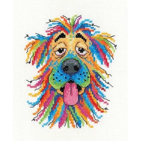Dog Tired Cross Stitch Kit by Michaela Learner