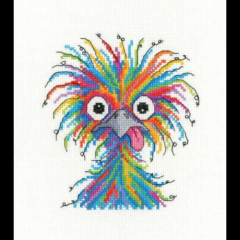 Rough Day Cross Stitch Kit by Michaela Learner