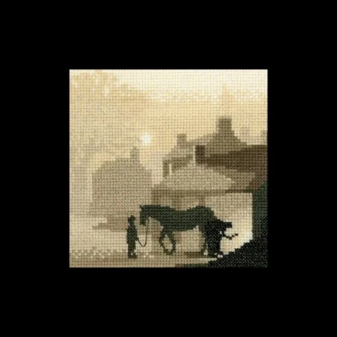 Silhouettes Winter Shoes Cross Stitch Kit