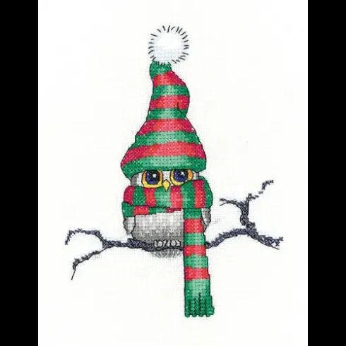Ollie Owl cross stitch kit by Peter Underhill