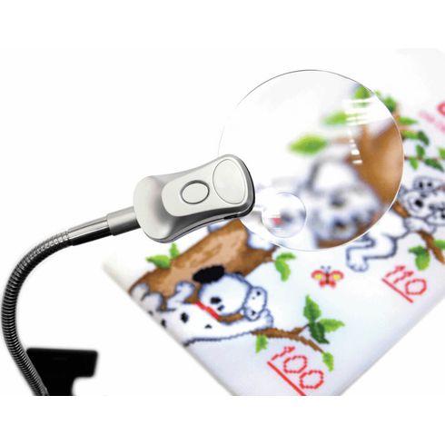 Clip-on Magnifying Lamp - Small