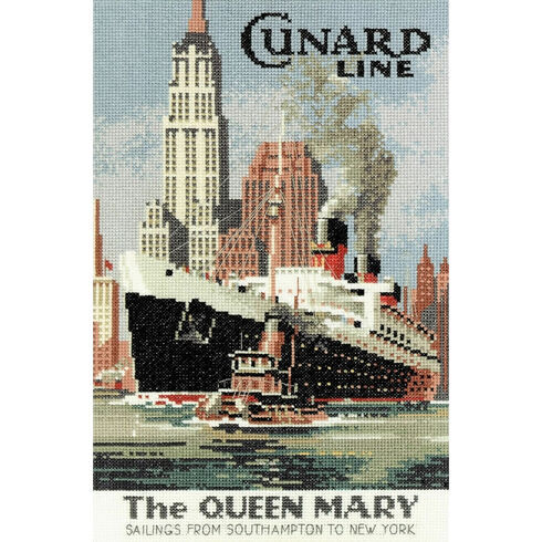 The Queen Mary Cross Stitch Kit