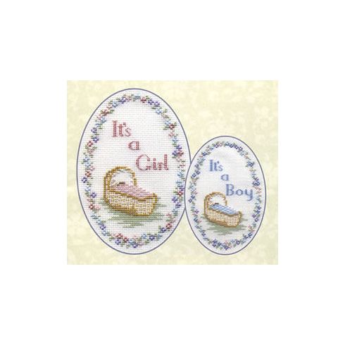 Baby Card Cross Stitch Kit