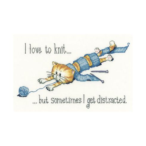 Distracted Cross Stitch Kit