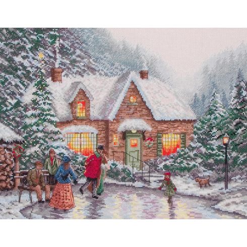Skaters Pond Cross Stitch Kit