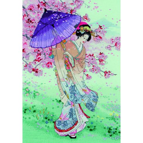 Yumezakura Cross Stitch Kit