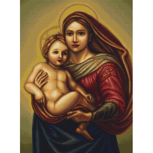 Sistine Madonna Cross Stitch Kit