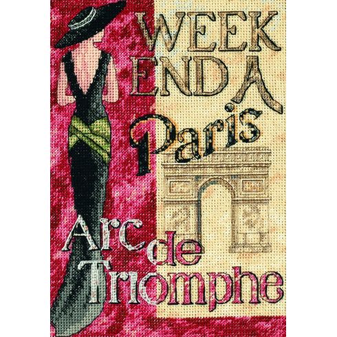 Weekend In Paris Cross Stitch Kit