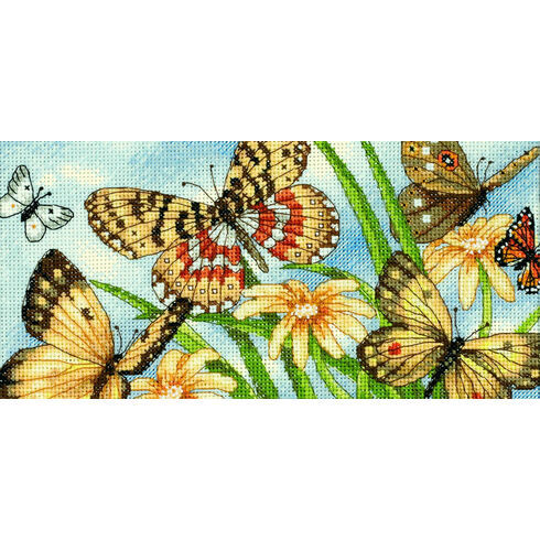 Butterfly Vignette Cross Stitch Kit