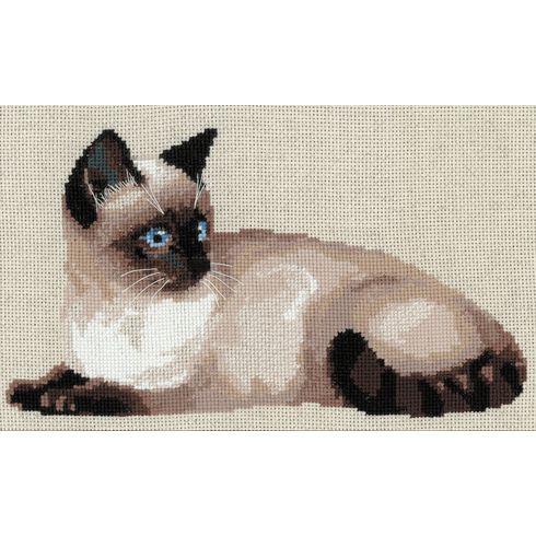 Thai Cat Cross Stitch Kit