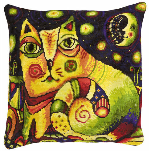 Moon Road Cushion Panel Cross Stitch Kit