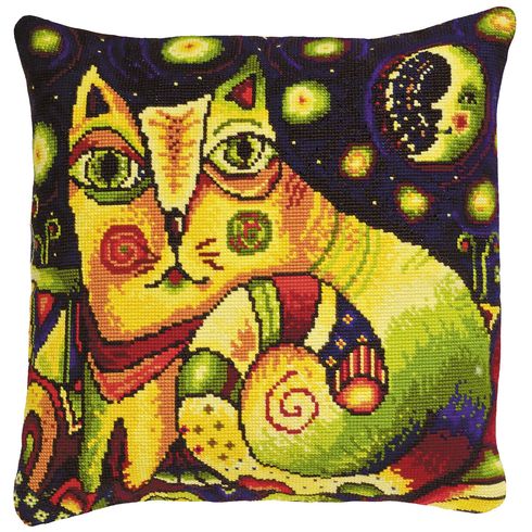 Moon Road Cushion Panel Cross Stitch Kit