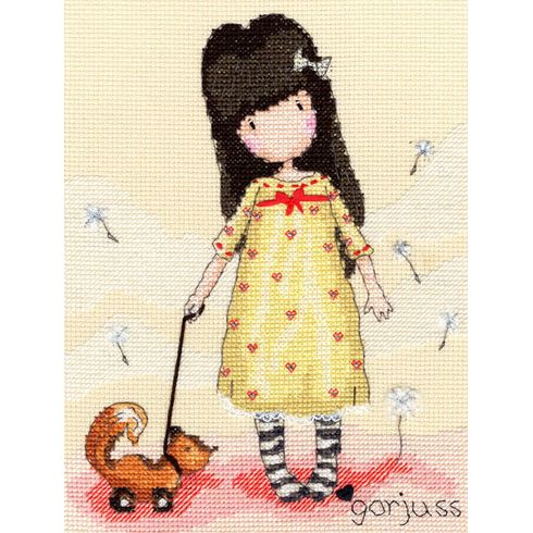 Gorjuss The Pretend Friend Cross Stitch Kit