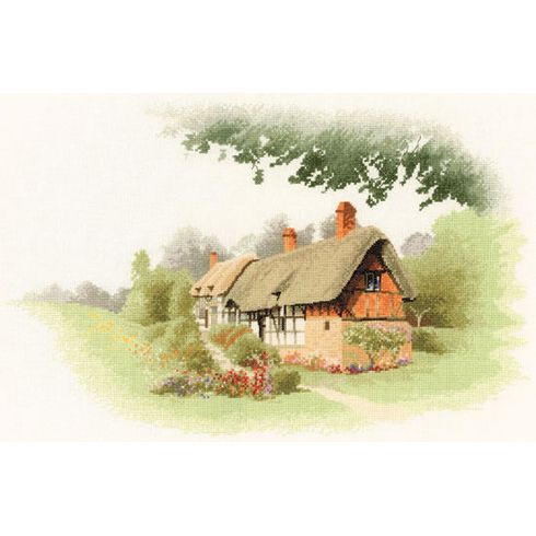 Anne Hathaway's Cottage Cross Stitch Kit