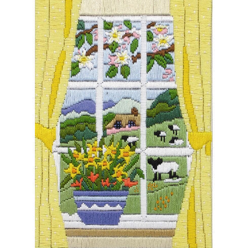 Spring Through The Window Long Stitch Kit