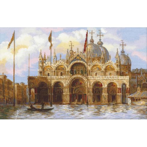 Venice - St Mark's Square Cross Stitch Kit