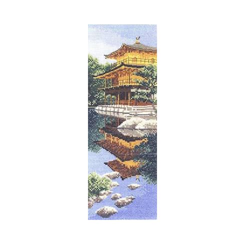 Golden Pavilion Cross Stitch Kit