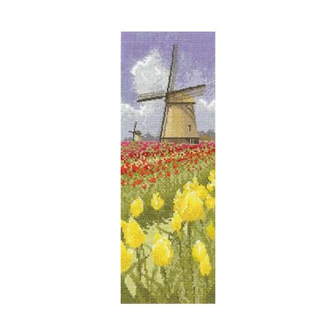 Tulip Fields Cross Stitch Kit