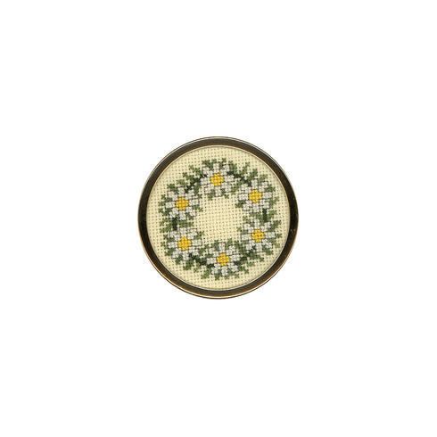 Handbag Mirror Cross Stitch Kit - Daisy Chain